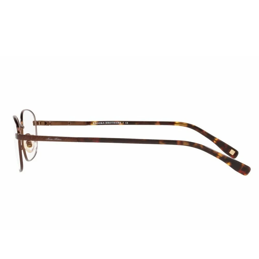 Brook Brothers BB 363 Prescription Eyeglasses in Satin Brown & Tortoise Shell